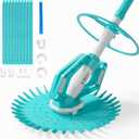 VINGLI Pool Cleaner, Automatic Wall-Climbing Pool Vacuum - Shining Blue