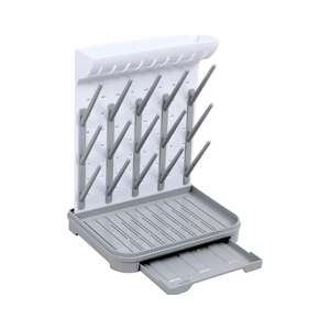 Baby Bottle Drying Rack – Large Vertical Bottle Dryer for 15 Bottles, Space-Saving Countertop Rack for Baby Bottles & Accessories, Compact Holder for Newborn Essentials