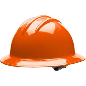 Bullard 3-Rib C34 Full Brim Safety Hard Hat with Spacious Shell, 6-Point Ratchet Suspension, and Cotton Brow Pad (Orange) Bullard 3-Rib C34 Full Brim Safety Hard Hat with Spacious Shell, 6-Point Ratchet Suspension, and Cotton Brow Pad (Orange)