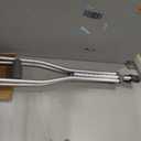Medline Aluminum Crutches for Kids, Adults & Seniors, Walking Aid, 300 LB Weight Capacity,1 Pair, Fitting 5'2" - 5'10"