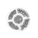 ZYsteelball- (500pcs, 5mm) Chrome Steel Bearing Balls Precision Ball G25