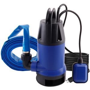 1.5HP Sump Pump, 4000GPH High Flow Clean&Dirty Submersible Water Pump, Thermoplastic Electric Portable Utility Pump for Pool Draining Hot Tub Garden Basement