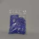 WILLBOND 600 Pcs Crystal Glass Beads for Jewelry Making Bulk Suncatcher Faceted Rondelle Loose Gemstone for Valentine's Day, Irish Holiday, Easter Bracelet DIY Crafts 8mm, 6mm, 4mm(Blue AB Color)