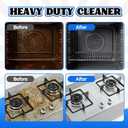 2 x Heavy Duty Stove and Oven Cleaner Kit, Includes Cleaning Tool, Razor, Scraper and 1 Pad to Remove Tough Stains - Use on Gas, Electric, Ceramic Surfaces, 4 Piece (16.9, Fluid Ounces)