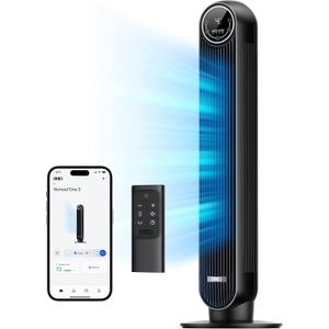 Evaporative Air Cooler, 3-in-1 Portable AC Tower Fan Air Conditioner with 4 Modes & 3 Speeds, 24H Timer, Remote 60°Oscillating Tower Fan, Quiet Swamp Cooler, Tower AC for Bedroom Office, 36inch, Black