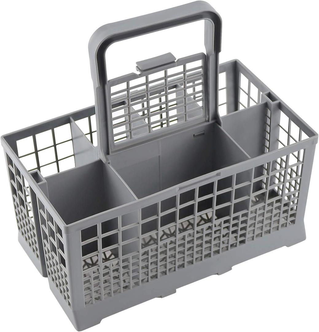 Cenipar Dishwasher Cutlery Basket(9.6" x 5"x 4.8") Universal Silverware Basket Compatible with G-E Whirl-pool Sam-sung BOSCH, May-tag Kitchen-Aid Ken-more Dishwasher