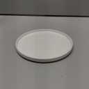 10 Pack 6 inch Unbreakable Wheats Straw Plates Reusable Plate Set - Dishwasher & Microwave Safe for Dinner Dishes Salad Pasta Safe Healthy Dinner Plates kit Plastic Plates Reusable (White)