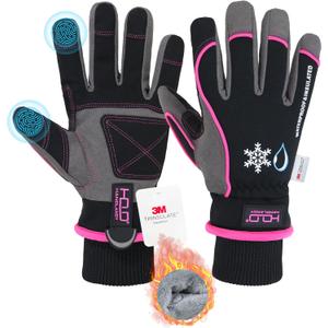 HANDLANDY Winter Work Gloves, 3M Thinsulate Waterproof Insulated Glove for Men Women