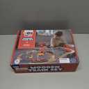 TOY Life Train Set 81pcs with Crane & Locomotive Train Toy, Wooden Train Tracks Toys for Toddlers Boys Girls 3 4 5, Wood Toys Gift Toddler Train for Kids 4-8 - Fits Thomas Brio Chuggington