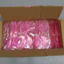 Konohan 50 Pairs Heart Shaped Sunglasses Bulk, Women Colorful Rimless Transparent Heart Glasses for Valentine's Day Party (Light Pink, Pink)