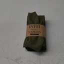 Solid Color Polyester Linen Blended Thin Dinner Napkins - Pack of 12 (40 x 40 cm) - for Events & Home Use (Army Green)