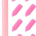 PATIKIL Diamond Art Pen with Wax, Fine Point Diamond Art Accessories Refillable Wax Pen with 12 Pcs Wax for Diamond Art Nail DIY Craft, Pink