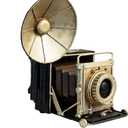 Vintage Camera Statue Model Showcase Decorative Props Showcase Camera Crafts Collectible Figurine Home Desktop Decoration