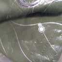 BGment Olive Green Blackout Curtains 84 Inch Length 2 Panels Set, Grommet Thermal Insulated Blackout Curtains with Wave Line and Dots Printed for Living Room, Each Panel 52 x 84 Inch