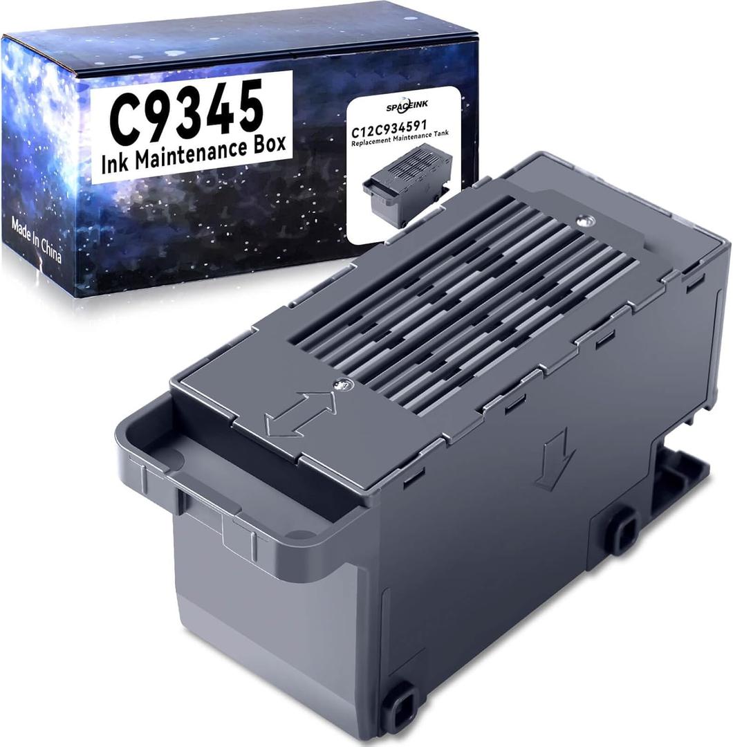 Spaceink C9345 Ink Maintenance Box Tank for ET-8550 ET-16600 ET-5850 ET-5800 ET-16650 ET-8500 WF-7840 WF-7820 ET-5880 WF-7310 ST-C8000 ST-C8090 Printer (PXMB9/C12C934591 Waste