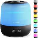 Clarston Humidifiers for Bedroom, 2L Top Fill with 360° Nozzle for Large Room, 7-Color Night Light, 24dB Quiet Cool Mist Air Humidifier for Baby Nursery & Plants, No BPA, Auto Shut Off, Easy to Clean