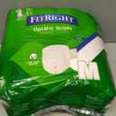 FitRight Ultra Adult Diapers, Disposable Incontinence Briefs, Leak-Proof Diaper, Absorbent Briefs For Men and Women, Maximum Protection, Medium, 32 – 44 in, 20 briefs per bag