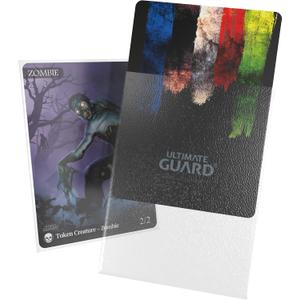 Ultimate Guard Cortex Outer Card Sleeves, 100 Standard Size TCG Sleeves, 66 x 91mm, Transparent Back, Matte Finish, No PVC & Acid-Free, High Clarity