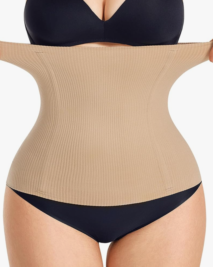 YERKOAD Waist Trainer for Women Corset Shapewear Tummy Control Faja Body Shaper Waist Cincher Postpartum Belly Band, M