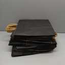 COGLARING Black Gift Bags with Handles Bulk 100 Pack, 13x7x14 Inch for Shopping, Retail, Merchandise Packaging - Eco-Friendly Durable Paper Bags