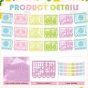 AmazingSpark Pastel Mexican Party Banner Set (6 Pack, 6 x 19.69 ft, Plastic) Pastel Mexican Papel Picado Cielito Lindo Candy Mexico Party Banners Decor for Wedding Birthday