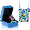 Silicone Case for Bitzee Magicals Digital Pet, Skin Sleeve for Bitzee Magicals Interactive Digital Pet Protective for Girls & Boys with Lanyard (Blue)