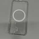 FNTCASE for Samsung Galaxy S25 Case: for Galaxy S24 Clear Magnetic Military Grade Drop Protection Shockproof Anti Yellowing Cell Phone Cover - Slim Rugged Protective Bumper Transparent Cases(Clear)