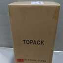 TOPACK 4-In-1 360°Rotaing Rolling Makeup Train Case with Trolley/Drawer