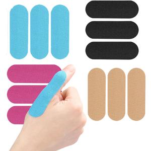 20 Pcs Bowling Thumb & Finger Tape, Bulk Sports Protection Tape for Thumb Hole Support, Joint Comfort Grip, 3x1 Inch Breathable Strips, Bowling Accessories