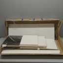 Furinno Basic 3x2 Cube Storage Bookcase Organizer with Bins, White/Black