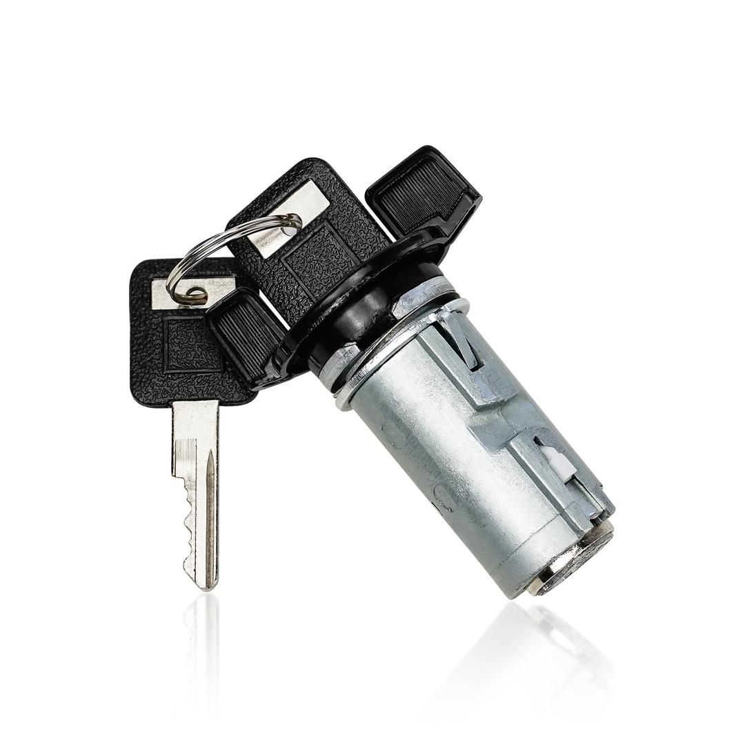 924-791 Ignition Switch Lock Cylinder and Keys Replacement for Chevrolet 1992-1996 G10/G20/G30, Chevy GMC C1500/C2500/C3500 K1500/K2500/K3500, and GMC Yukon 1994, OEM 16627130, 26005043, 26005718