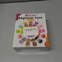 Beginners Crochet Yarn Set - 3x50g Snowy White, Chunky Thick Bulky Cotton Soft for Easy Stitches, Knitting & Crocheting