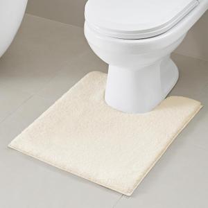 Madison Park Non Slip, Luxrurious Plush Mat, Absorbent, Quick Dry, Spa Design Bath Room Dcor Marshmallow Bathroom Rug, 20x24, Cream