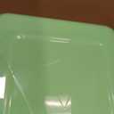 Extea Large Cat Litter Box with High Sides,Cat Boxes for Indoor Cats,Cat Litter Pan for Kitty,Litter Box with Low Entry,Easy to Clean,Anti-Splashing,23.6" x15.7" x6.2" (Green)