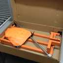 Lawn Mower Jack Lift, Upgraded Lawn Tractor Lift with 1000 Lb Weight Capacity, Retractable Riding Mower Lift Installation is Simple, Easy to Store (High Carbon Steel)