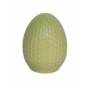 Set Of 2 Holiday Home Ceramic Eggs - Green