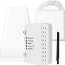 Cell Phone Booster for Home Office | 2 Inside Antennas| Boosts 5G & 4G LTE | Cell Phone Signal Booster for All U.S. Carriers| Up to 8000 Sq.Ft | FCC Approved