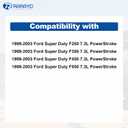 7.3L Filter kit Fuel/Oil/Air Filter Compatible with 1999-2003 Ford Super Duty F250/F350/F450/F550 7.3L Engine Replaces FL2016, FD4594, FA1753