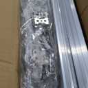 JESLED 8FT LED LED Shop Lights 10-Pack - 100W 15000LM 6500K Cool White - V-Shape Linkable T8 Tubes for Garage & Warehouse - Plug & Play Clear Cover High Output Lighting