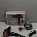 INFINITI PRO by CONAIR Hair Dryer, 1875W Blow Dryer with Diffuser and Concentrator, Ceramic Technology, 3 Heat & 2 Speed Settings, Cold Shot Button, Black