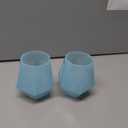 Wine2Go 9oz Diamond Silicone Wine Glasses
