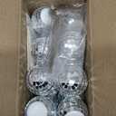 60 Pcs Disco Ball Table Number Holder, Place Card Holders, Tables Cards Photo Picture Display Numbers Stand Clips, for Wedding Birthday Disco Halloween Party Decorations