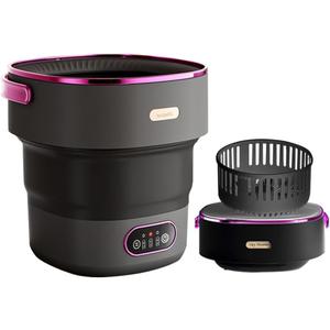 Portable Washing Machine, Underwear Washing Machines, Foldable Washing Machine with Capacity of 15L,Deeply Clean Underwear for Apartments, Camping, Traveling