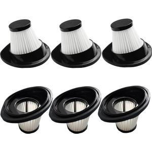6 Pack Upgrated Hepa Filter Replacement Compatible with VacLife VL188 VL189 Handheld Vacuum Cleaner