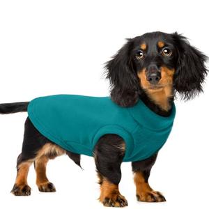 PUMYPOREITY Fleece Sphynx Cat Clothes, Warm Thick Cat Sweater, Soft Winter Coat for Hairless Cats, Cold Weather Pet Sweater for Dogs and Cats, Blue, 2XL