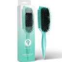 Bounce Curl Define EdgeLift Brush, 5-in-1 Tool for Effortlessly Defined Curls, Waves & Coils, Reduces Frizz - Teal