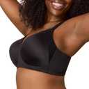 Playtex Women's Wireless Bra, T-Shirt Bras, Full Coverage, Moisture-Wicking, 4750 (Black), 42C