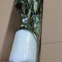 Artificial Fake Olive Tree 5FT Tall 1Pack with White Planter Faux Silk Olive Tree for Home Living Room Office Decor Faux Artificial Plants Indoor with Fruit & Free Moss