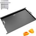 30" x 19.2" Full Size Griddle, Non-stick Carbon Steel Flat Top Griddle for Bull 4 Burner Angus 41628 47628 41629 and Outlaw 30" 26039 26038, Replace for Bull 18248 18249 and Lion L75000