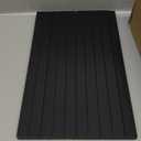 GEHE Sofa Arm Tray Table - Flexible/Foldable Couch Arm Table Perfect for Drink & Snacks (16.5" L x 13.25" W x 0.4" H, Black)